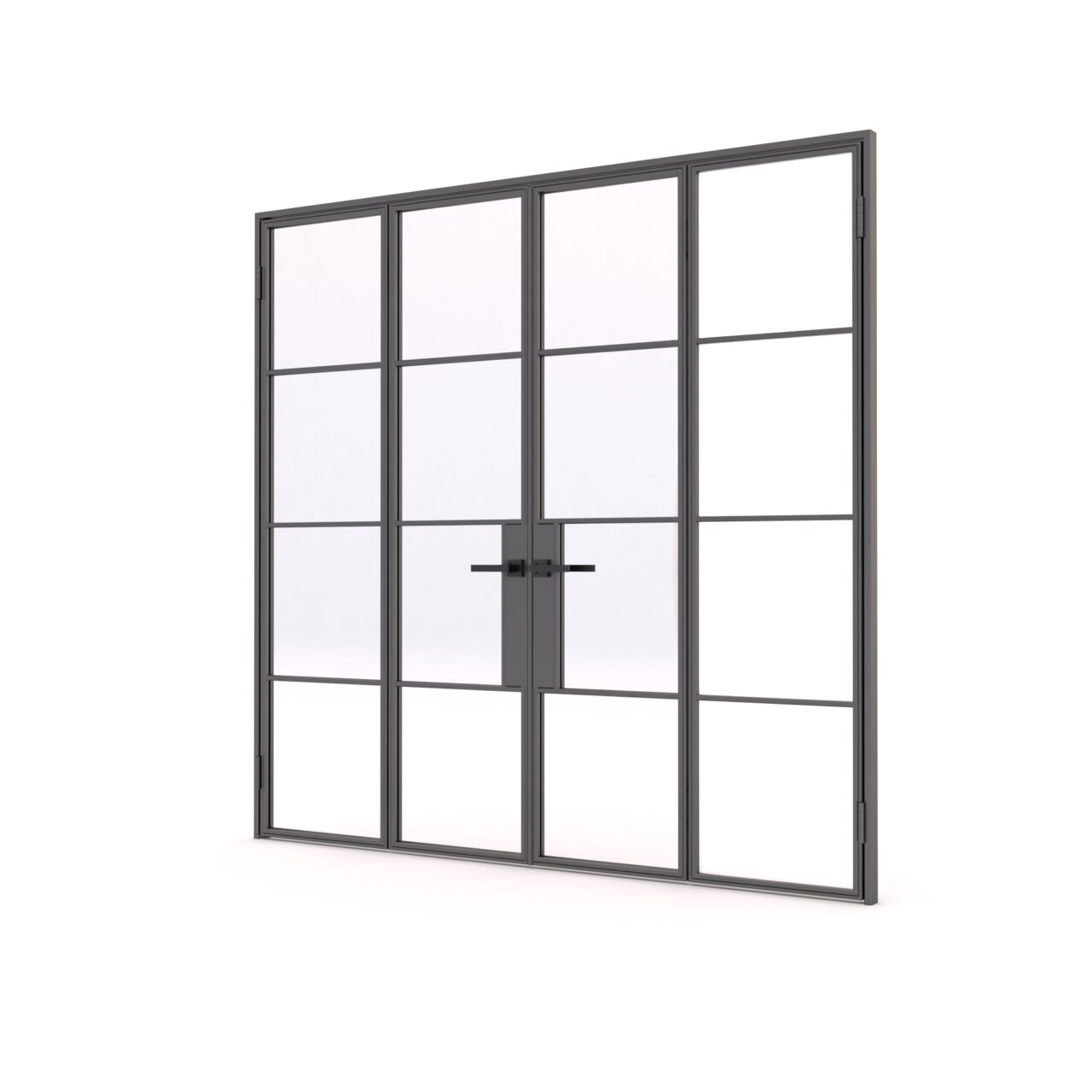 Steel Glazed Bi Parting Doors iSteel