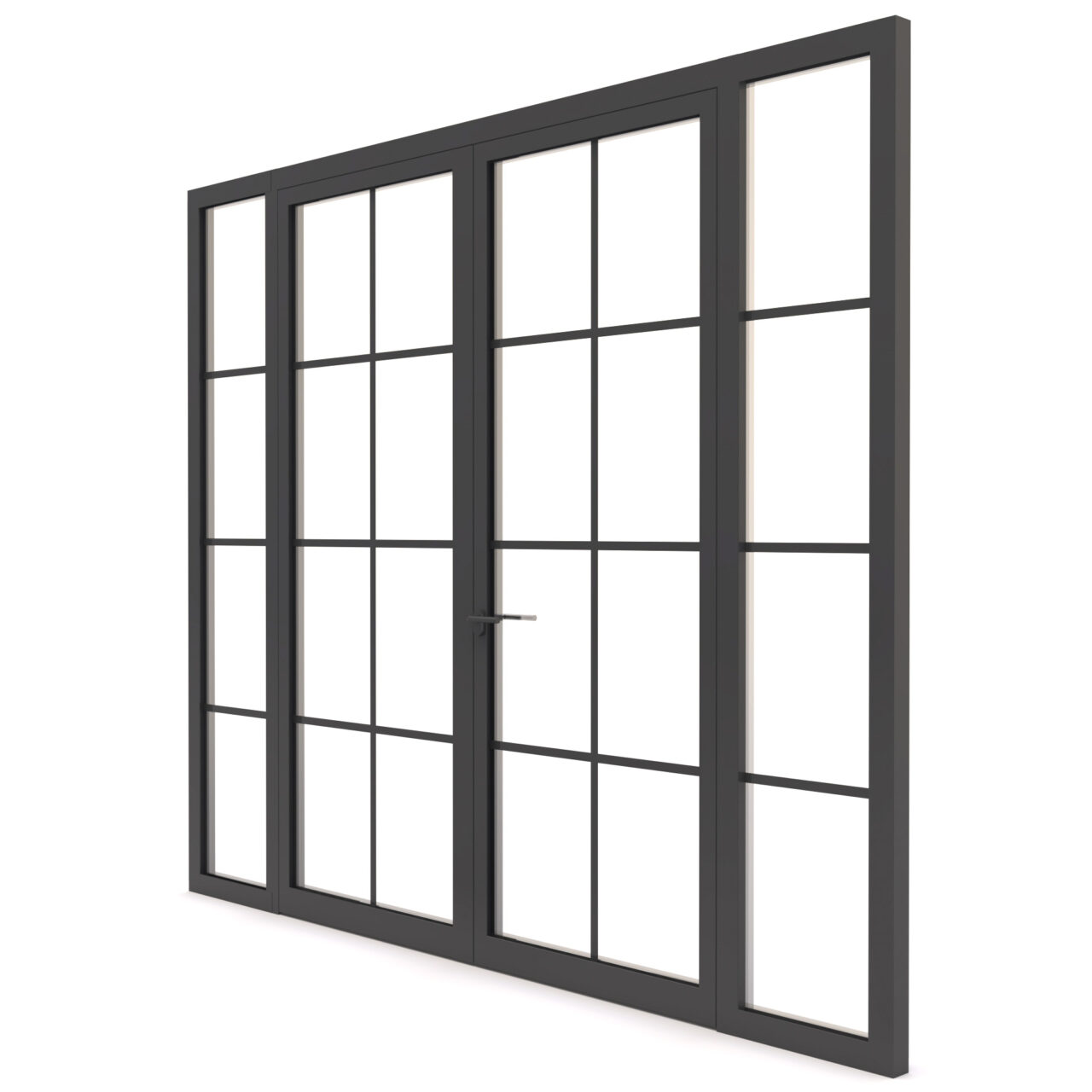 Ei30 Fire Rated Steel Double Doors with Side Panels iSteel