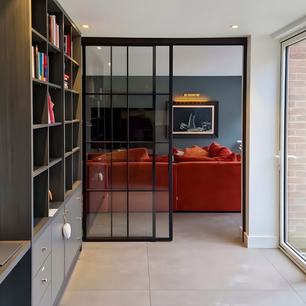 Sliding Steel Room Divider, Sheffield