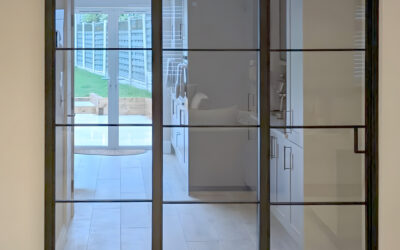 Telescopic Sliding Steel Doors, Wirral