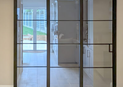 Telescopic Sliding Steel Doors, Wirral