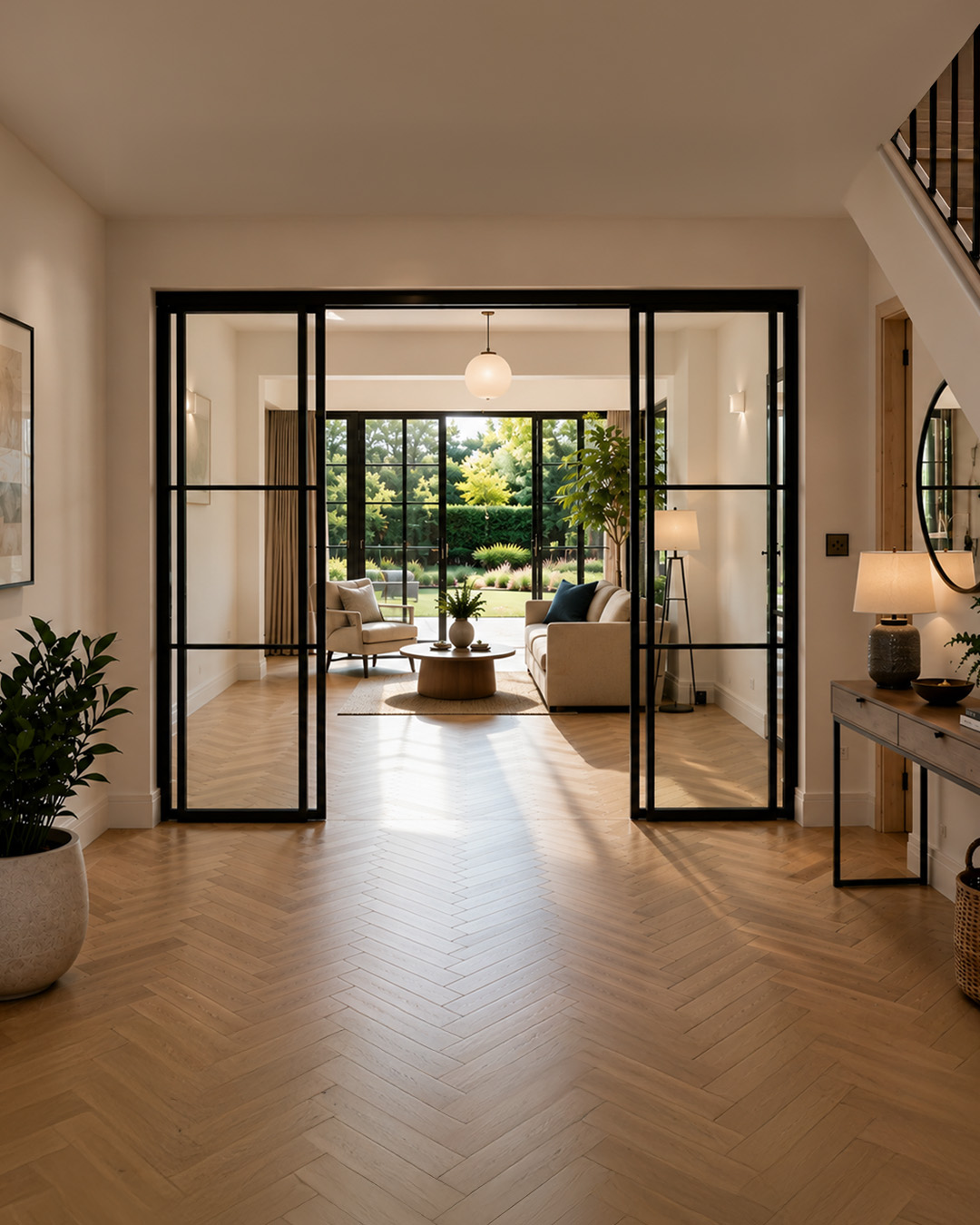 isteel-black-steel-sliding-glass-room-divider-doors-6 steel glass doors