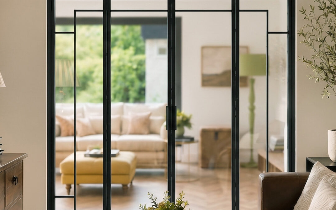 Luxury Internal Steel Bi-Parting Doors, Leeds
