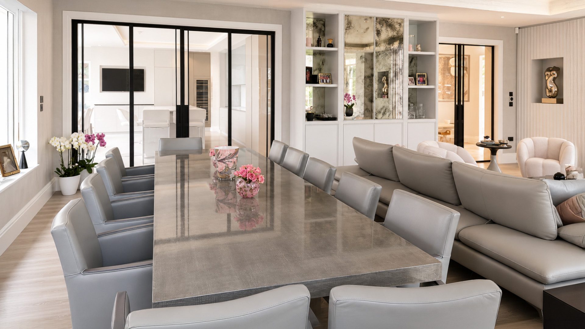 iSteel-slim-steel-glass-double-doors-luxury-home-london-10 iSteel-slim-steel-glass-pocket-door-luxury-home-london