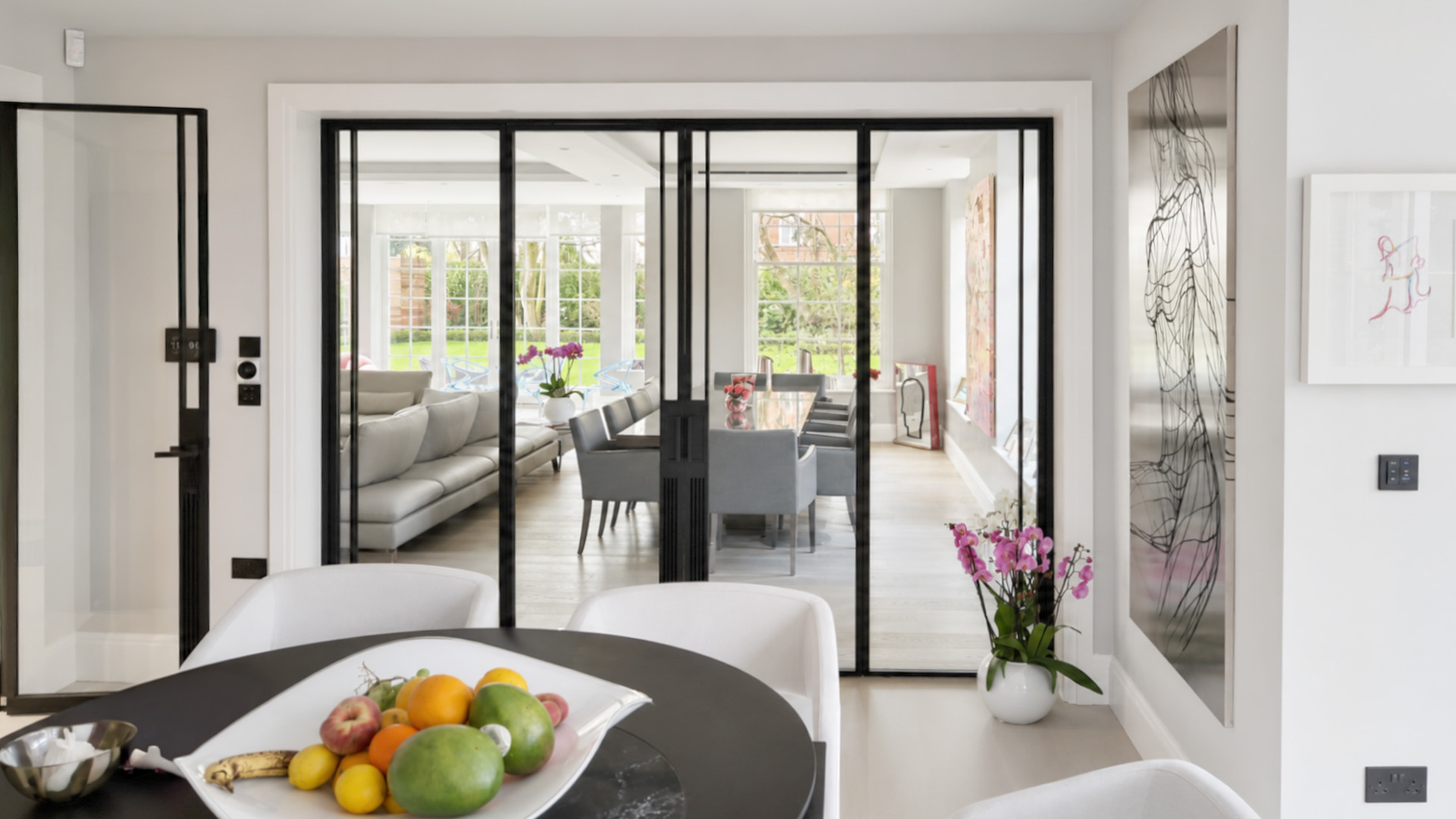 iSteel-slim-steel-glass-double-doors-luxury-home-london-7 iSteel-slim-steel-glass-pocket-door-luxury-home-london