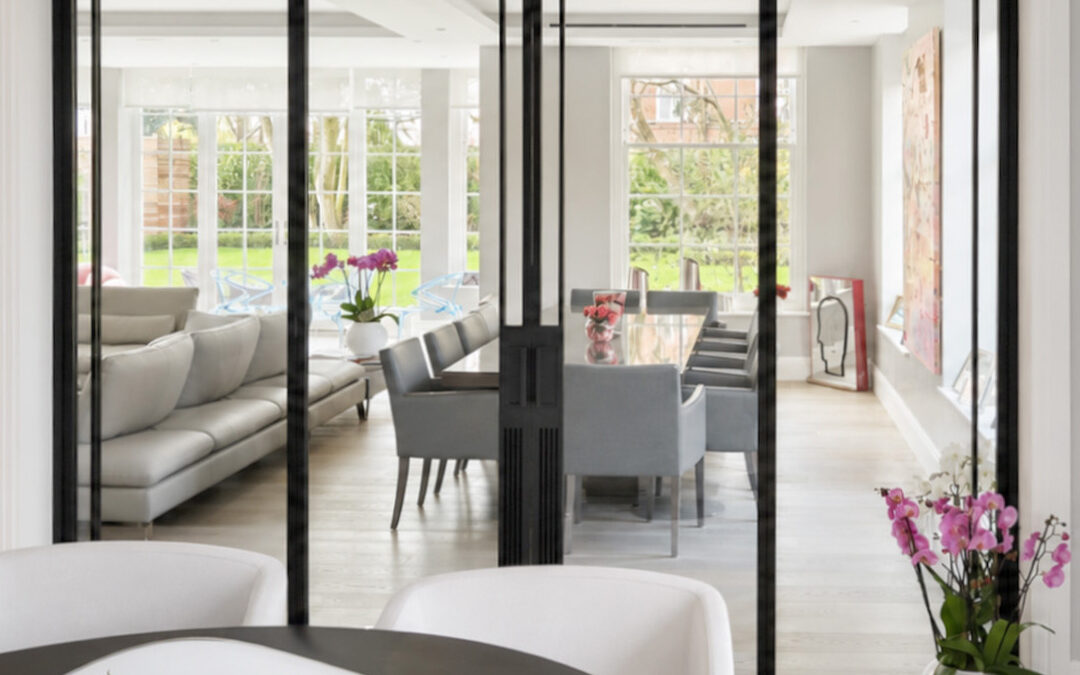 Contemporary Slim Steel Doors, London