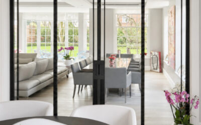 Contemporary Slim Steel Doors, London