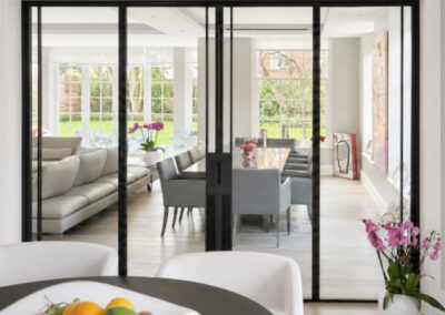 Contemporary Slim Steel Doors, London