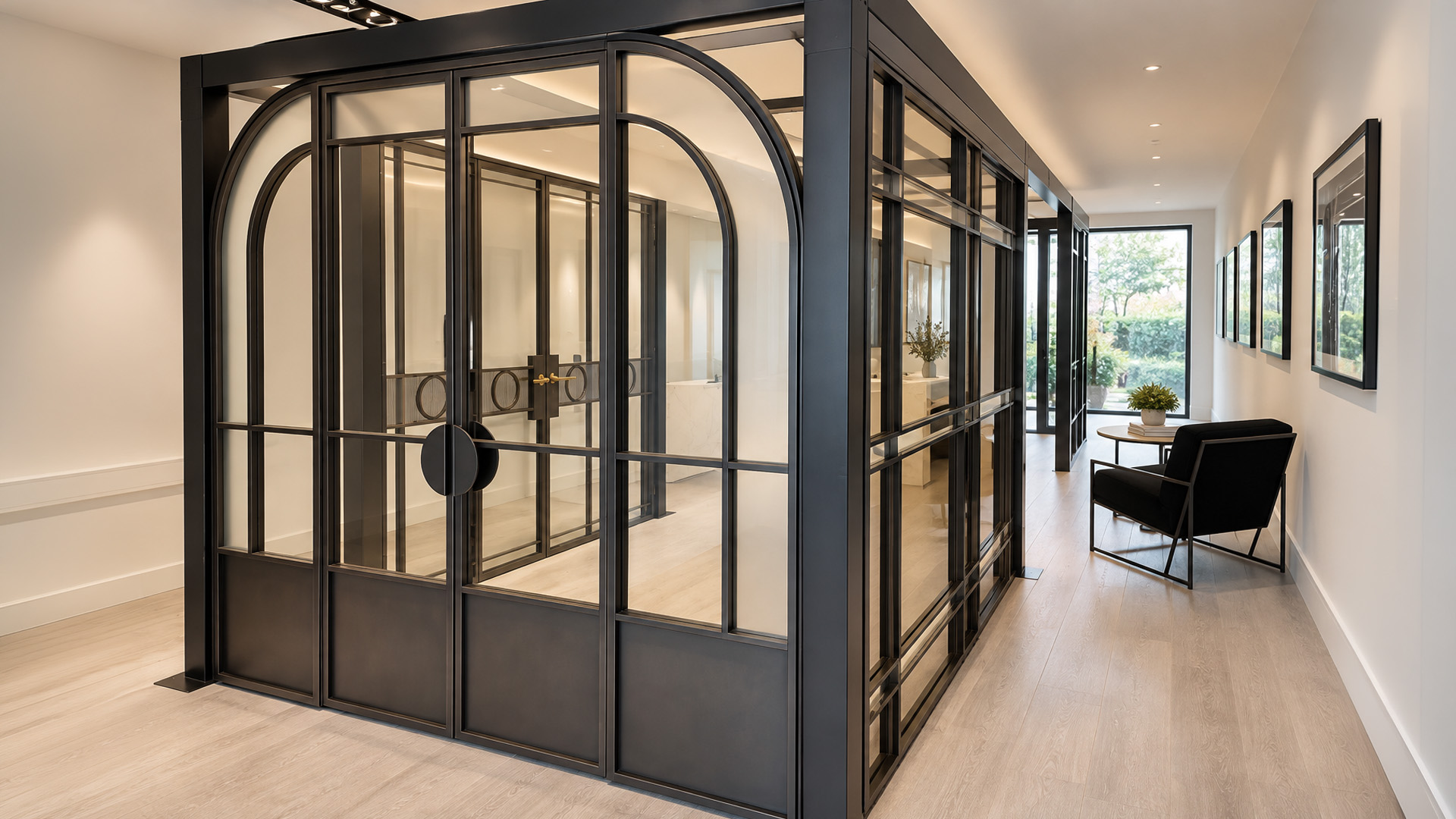 G-iSteel-London-Showroom-ContainerVille-Bethnal-Green-Arched-Steel-Door G-iSteel-London-Showroom-ContainerVille-Bethnal-Green-Arched-Steel-Door