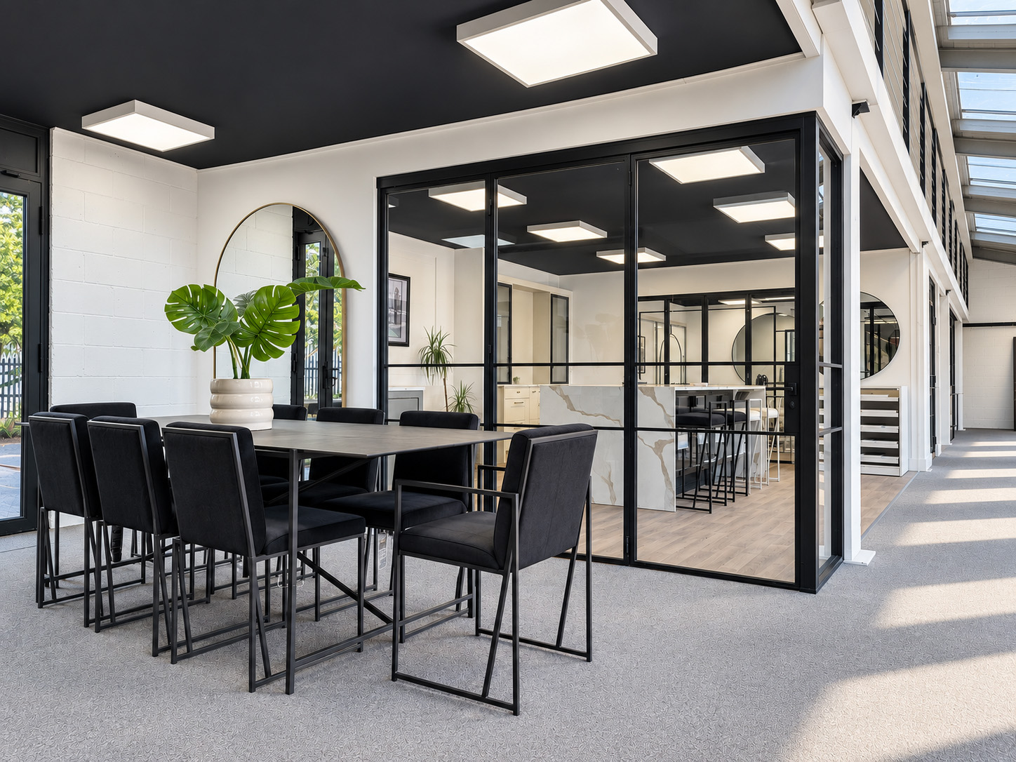iSteel-Yorkshire-Barnsley-Showroom-Glaziers-Yard-Bi-Folding-Steel-Door-02 iSteel Yorkshire Barnsley Showroom Glaziers Yard Bi Folding Steel Door 02