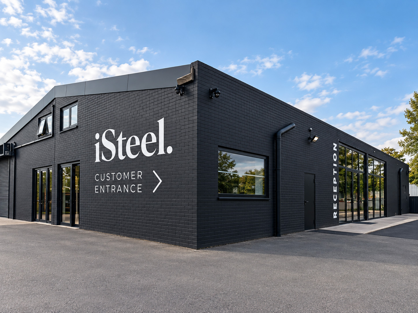 iSteel-Yorkshire-Barnsley-Showroom-Glaziers-Yard-Building-Image-01 iSteel Yorkshire Barnsley Showroom Glaziers Yard Building Image 01