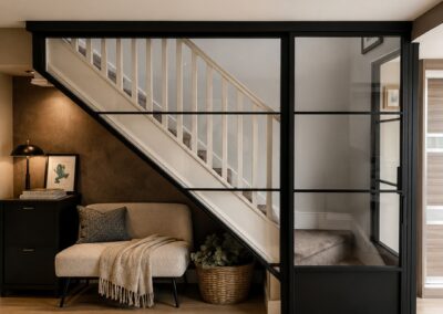 Bespoke Steel Sliding Door & Staircase Screen | Limpsfield, Surrey